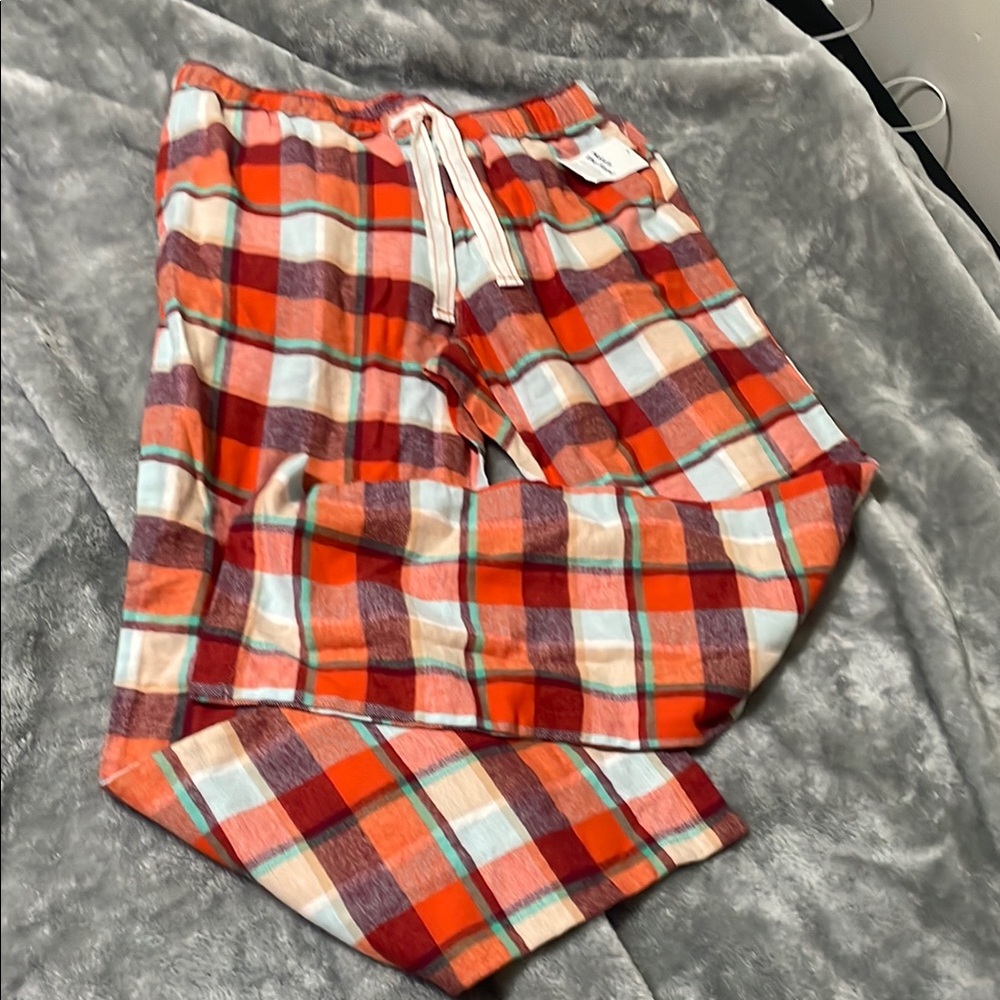 Old Navy Plaid Pajama Pants - Red and White